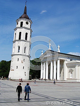 Vilnius, Lithuania old town Editorial Stock Photo