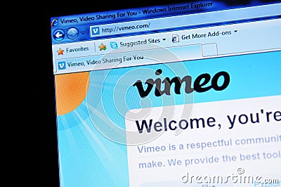 Vimeo Editorial Stock Photo