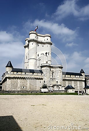 Vincennes Castle near Paris Stock Photo