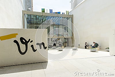 Vincent Van Gogh Foundation Arles front entrance Editorial Stock Photo