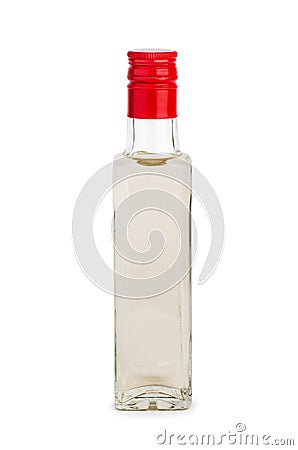 Vinegar bottle isolatied on a white Stock Photo