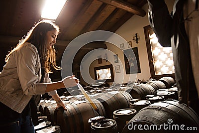 Balsamic Vinegar Factory in Modena Editorial Stock Photo