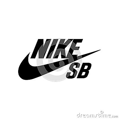 Vinnitsa, Ukraine - October 25, 2022: Nike sport brand logo icon. Cartoon Illustration