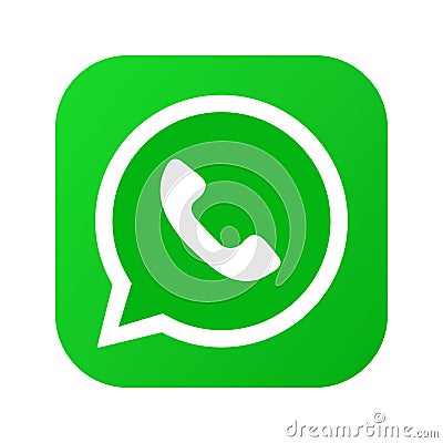 Vinnytsia, Ukraine - April 27, 2023. Popular social media icon WhatsApp. Vector design Vector Illustration