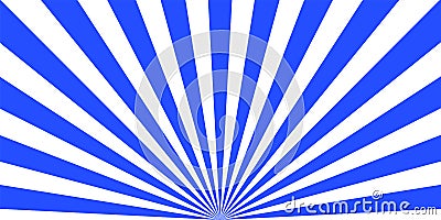 Vintage abstract template with blue sunrays on light background. Sunlight abstract background. Starburst wallpaper. Retro bright Stock Photo