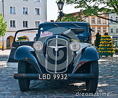 Classic German car Adler Editorial Stock Photo