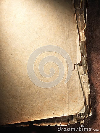 Vintage aged old paper. Original background or texture. Stock Photo