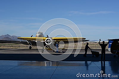 Vintage airplanes Editorial Stock Photo