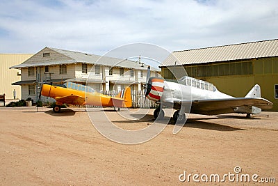 Vintage Airplanes Stock Photo