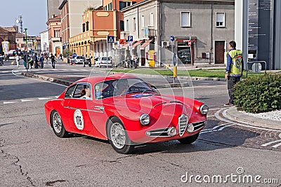 Vintage Alfa Romeo 1900 SSZ Zagato (1957) Editorial Stock Photo