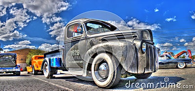 Vintage American Alcatraz prison truck Editorial Stock Photo