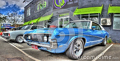 Vintage American 1960s Ford Mercury Cougar Editorial Stock Photo