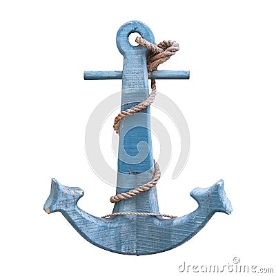 Vintage anchor Stock Photo