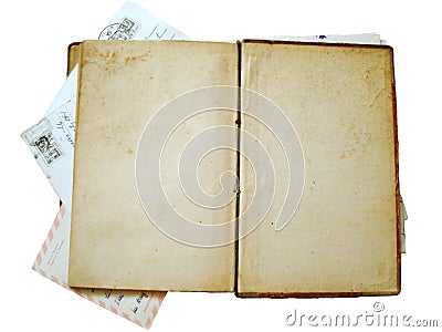 Vintage antique book Stock Photo