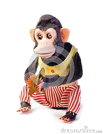 Vintage antique monkey Stock Photo