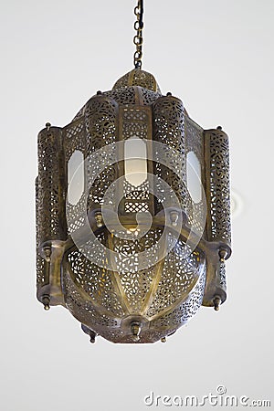 Vintage art deco ceiling lamp Stock Photo