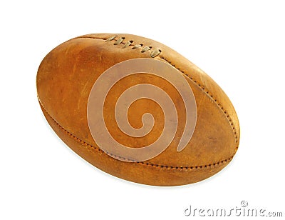 Vintage Aussie Rules Football Stock Photo