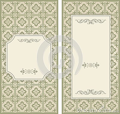 Vintage background with place for text. Vector Illustration