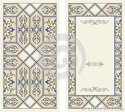 Vintage background with place for text. Vector Illustration