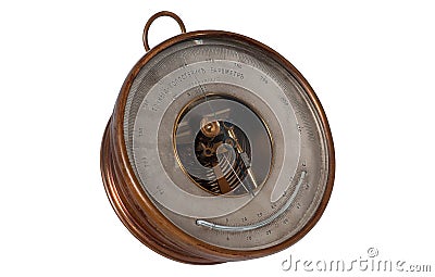 Vintage barometer Stock Photo