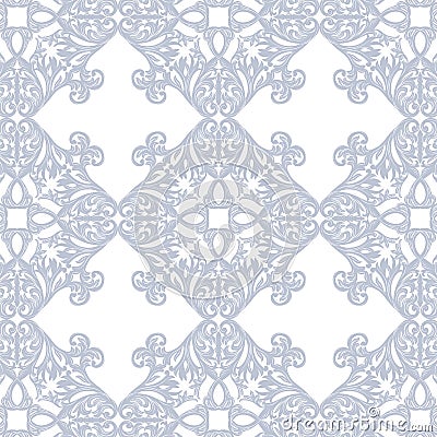 Vintage Baroque Rococo ornament pattern Stock Photo