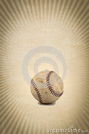 Vintage baseball background Stock Photo