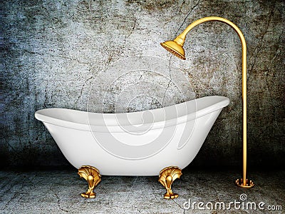 Bathtub Stock Photo