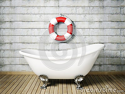 Bathtub Stock Photo