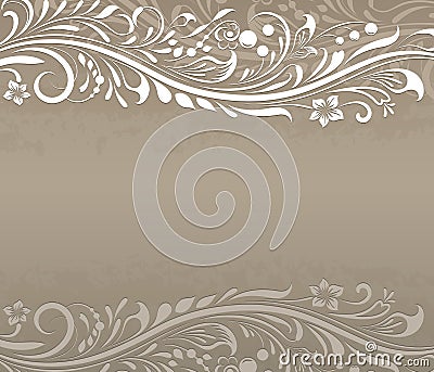 Vintage beige background Vector Illustration