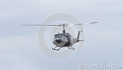 Vintage Bell 'Huey' helicopter Editorial Stock Photo