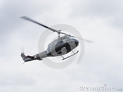 Vintage Bell 'Huey' helicopter Editorial Stock Photo