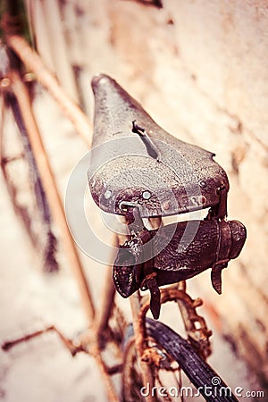 Vintage bicycle Stock Photo