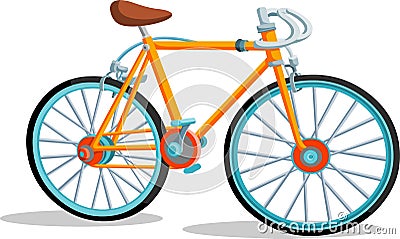 Vintage Bicycle Vector Illustration