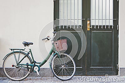 Vintage bicycle Stock Photo