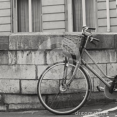 Vintage Bicycle Editorial Stock Photo