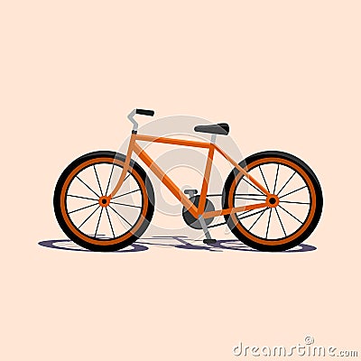 Vintage bicycle vector illustration Vector Illustration