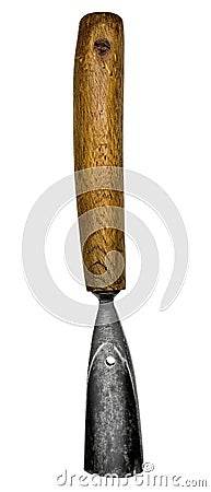 Vintage block maker`s gouge Stock Photo