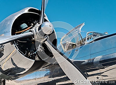 Vintage bomber, A-26 Invader Stock Photo