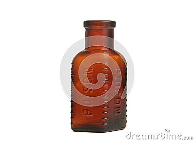 Vintage bottle of poison Stock Photo