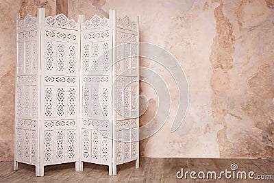 Vintage boudoir room Stock Photo