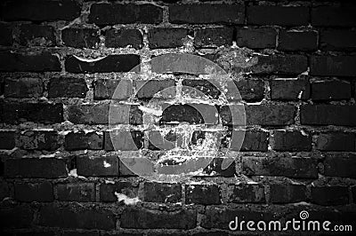 Vintage Brick Wall Background Stock Photo