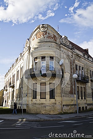 Vintage building in croatia Stock Photo