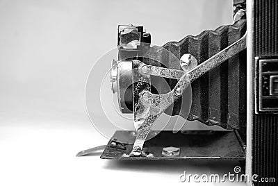 Vintage camera background Stock Photo