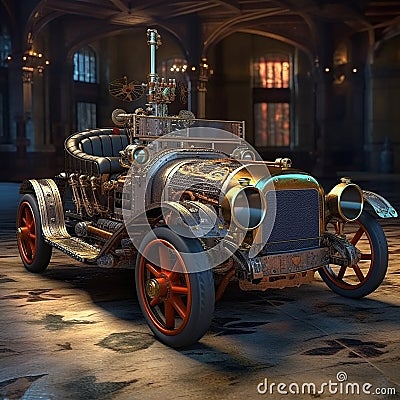 A vintage car refers to an older automobile from the early 20th century Stock Photo