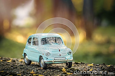 Car model toy outdoor Stock Photo