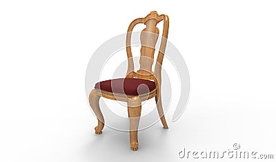 Vintage Chair Luxury Model Stock Photo