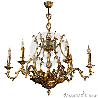 Vintage chandelier Stock Photo