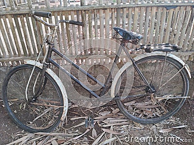 Vintage Charm on Two Wheels: Exploring Antique Bicycles of Yesteryears Stock Photo