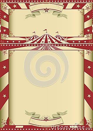 Vintage circus show Vector Illustration