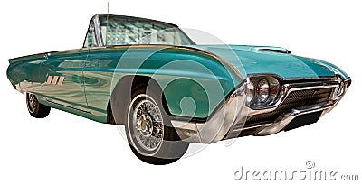 Vintage classic American convertible car Stock Photo